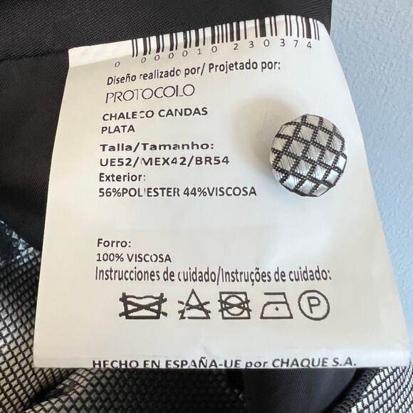 Protocolo Men's 3-Piece Tuxedo Black Suit - Picture 15 of 16